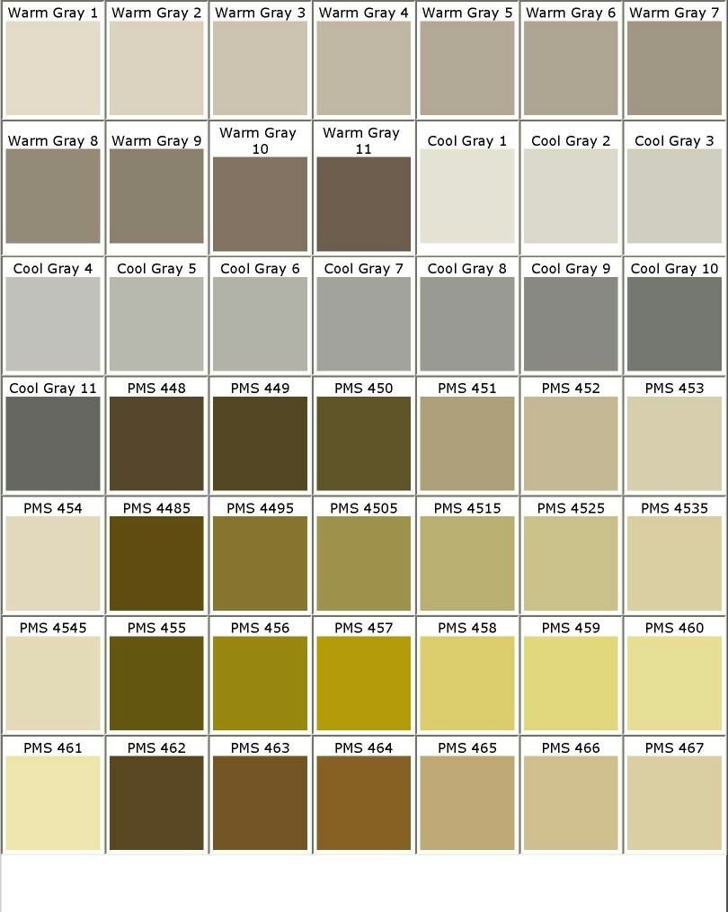 nuancier pantone illustrator