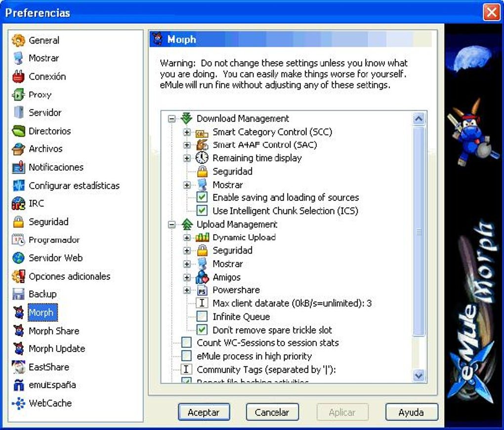 emule morphxt francais
