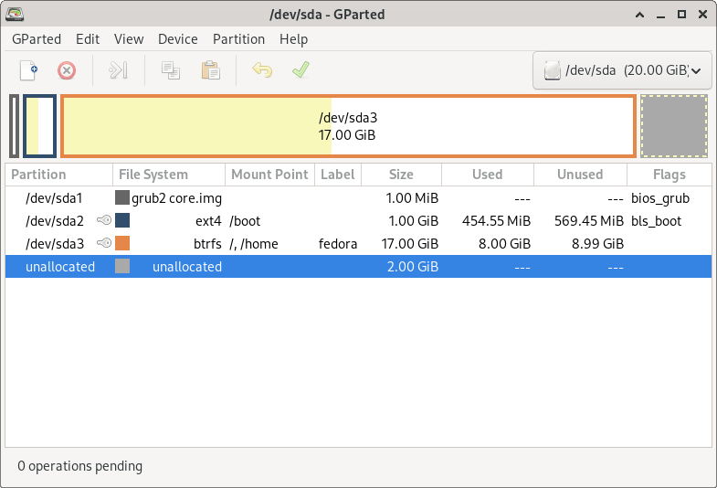 gparted iso